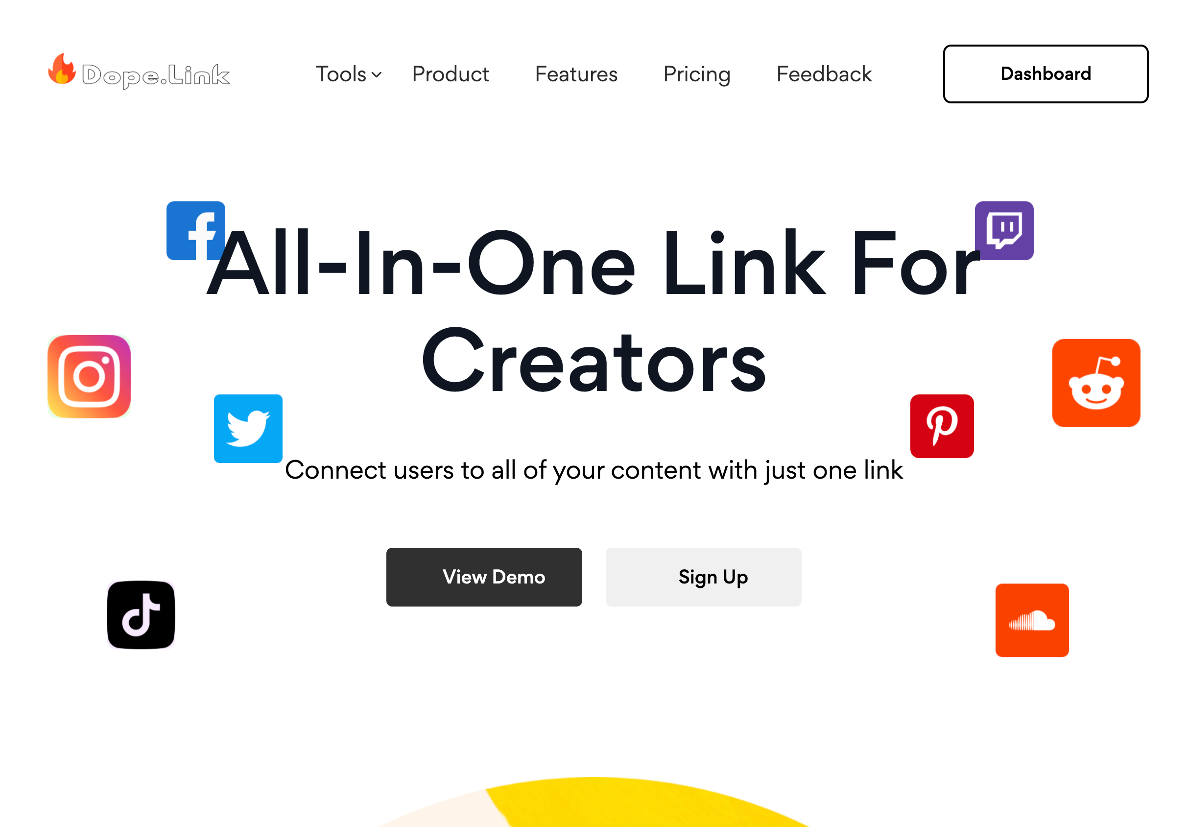 Dope.Link Homepage